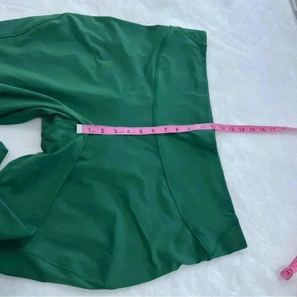 Lululemon Base Pace High Rise Crop 23”Brushed Nulux Everglade Green. Siz… - Picture 9 of 13